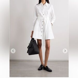 Proenza Schouler Crisp White Poplin Dress